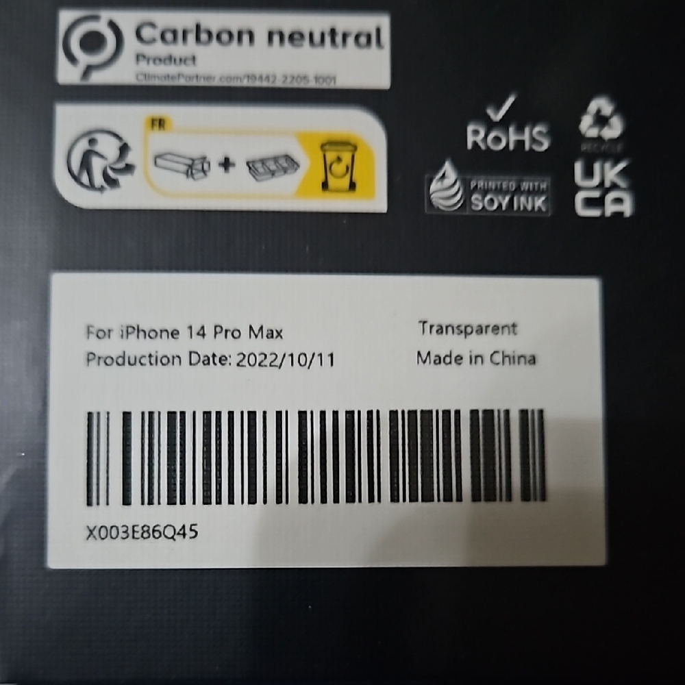 Transparent iPhone 14 Pro Max Case